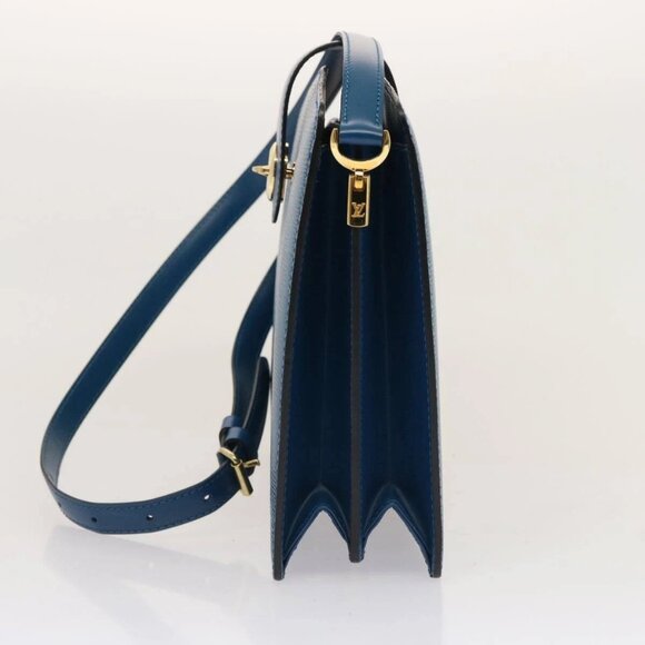 LOUIS VUITTON Epi Capuchin Shoulder Bag Blue - Picture 3 of 16